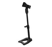 TOYANDONA Adjustable Telescopic Microphone Stand for Desktop Extendable Mic Stand Base for Tabletop Use Compatible Wireless Mics Sturdy Metal Construction Versatile for Home Studio Outdoor R