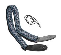 TOYANDONA Adjustable Ukulele Neck Strap Leather and Cotton Materials, Length Adjustable Design, Comfortable to Wear, Simple Installation, Ethnic Style Ukulele Shoulder Strap for Playing