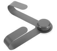TOYANDONA Adjustable Wall-Mounted Bathroom Scale Holder with Adhesive Installation, Carbon Steel Construction, Profile Design, and Integrated Cable Management for Digital Weight Scales,