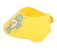 TOYANDONA Adjustable Yellow Bathing Visor Head Washing Cap with Peaked Shield for Hair Wash and Shower Protection
