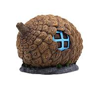 TOYANDONA Adorable Resin Aquarium Ornament Realistic Pine Hideout for Fish Tanks Decorative Aquarium Decor Durable Safe for Minnows and Lifelike Aquascaping
