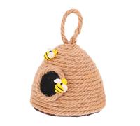 TOYANDONA Adorable Woven Beehive Hanging Ornament Farm Beehive Decor for Bee Themed Party Home Hanging Ornament Enhances Party Atmosphere Cozy Rustic Festival Decoration