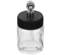 TOYANDONA Airbrush Glass Paint Bottle 22cc Refillable Cup for Siphon Feed