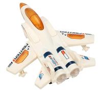 TOYANDONA Airplane Toys for Toddlers 3-5, Kids Play Airplanes Aeroplane Musical Plane with Flashing Lights and Sounds, Electronic Plane Aircraft for Boys & Girls Birthday Easter