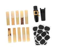 TOYANDONA Alto Sax Mouthpiece Maintenance Kit Ligature Cushions and Reeds for Music Instrument Accessories and Saxophone Pads for Music Students and Performers