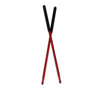 TOYANDONA Aluminium Alloy Drum Sticks for Drum Pad Practicing and Drummer Exercises, Strong and Designed to Increase Speed, Red Practice Accessories for Musicians