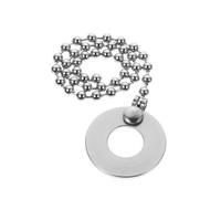 TOYANDONA Aluminum Alloy Cymbal Sustain Chain Replacement for Crash Ride Drum Kits Cymbal Extension Accessory with Sizzle Effect Practical Jazz Drum Part in Silver