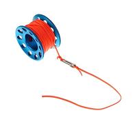 TOYANDONA Aluminum Alloy Scuba Diving Spool Reel with Guide Line Lightweight Finger Reel for Snorkeling and Cave Diving Smooth Edge Design for Easy Operation and Tangle Prevention
