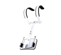 TOYANDONA Aluminum Alloy Snare Drum Carrier Adjustable Back Frame for Marching Band Easy to Carry White Snare Drum Accessories