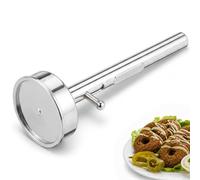 TOYANDONA Aluminum Meatball Scoop with Round Handle Falafel Maker Tool and Meatball Press Kitchen Gadget Salad and Sandwich Preparation