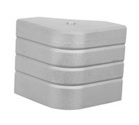 TOYANDONA Aluminum Pontoon Boat Corner Protector with Anti-slip Bumper Impact-resistant Deck Edge Cap for Secure Docking and Easy Replacement End Cover