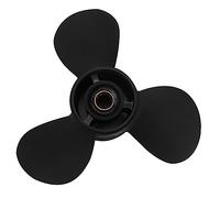 TOYANDONA Aluminum Three Leaf Outboard Boat Propeller for Mercury Engines Durable Ship Propeller High and Fuel Efficiency