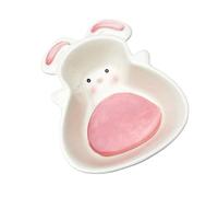 TOYANDONA and Ceramic Pet Bowl -shaped High Resistance to Wear Easy to Use for Hamster and Small Pets for Supplies Feeding