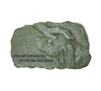 TOYANDONA Angel Dog Memorial Stone Statue Durable Resin Garden Ornament for Pet Tribute Design for Garden Park Memorialize Your Beloved Pet