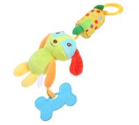 TOYANDONA Animal Crib Hanging Soft Dog for Newborns Easy to Attach to Cribs and Strollers Develops Tactile Senses and Coordination for Boy Girl and Travel