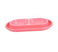 TOYANDONA Antproof Cat and Dog Bowl Set Dual Bowl Feeding for Cats and Small to Dogs Space Saving Design with Deep Water Moat Keeps Food Clean and From Ants
