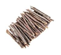 TOYANDONA Apple Wood Chew Sticks for Small Pets Natural Teeth Maintenance for Guinea Pigs Rabbits Hamsters Chinchillas and Squirrels Portable Durable and Engaging Molar Chew Treat