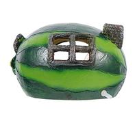 TOYANDONA Aquarium Decoration Watermelon Hideout Realistic Underwater Shrimp Fish House Durable Material for Fish Tanks for Home Office Decor Enhances Aquatic Environments