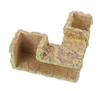 TOYANDONA Aquarium Shrimp Tunnel Corner Cave Shelter for Fish Tank Breeding Hideout Breeding-friendly Aquatic Shelter for Shrimp Fish and Other Creatures