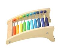 TOYANDONA Arithmetic Abacus Counting for Montessori Math Teaching Tool for Learning Enhances Calculation Speed and Accuracy Educational Bead Rack for Boys and Early Math Development Aid
