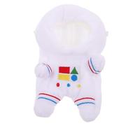 TOYANDONA Astronaut Jumpsuit Doll Clothes Compact Space Themed Costume for Pretend Play Easy to Change Lovely Outfit for Small Dolls Portable Design Encouraging Skill Development