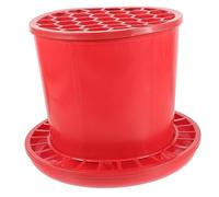 TOYANDONA Automatic Chick Feeder Troughs Durable Household Poultry Feeding Dish Simple Design for Easy Filling for Raising Chickens Quails and Other Livestock
