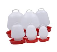 TOYANDONA Automatic Drinking Fountain Water Drinker Plastic Poultry Automatic Waterer for Chicken Pigeon and Quail Drinkers for Outdoor Aviary and Home Farm Use