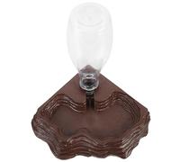 TOYANDONA Automatic Reptile Water Dish Convenient Compact Waterer for Tortoises and Lizards Durable Pet Supply for Daily Use for Insect Tanks and Leopard Gecko Vivariums