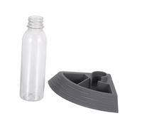 TOYANDONA Automatic Silent Reptile Water Bowl and Food Dish for Tortoises and Lizards Quiet Hydration Fountain with Consistent Water Supply Small Grey Basin for Small Reptiles and Hamsters