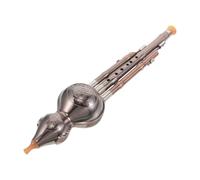 TOYANDONA B-flat Major Hulusi Instrument Chinese Hulusi Flute for Student Learning Practice Professional Plated Chinese Cucurbit Wind Instrument B Key Triple Tone for Beginner