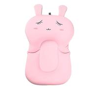 TOYANDONA Baby Bath Cushion for Toddler and Infant Floating Bath Mat Support Non-Slip Bathtub Cushion in Princess Pink for Baby Shower and Bathtime