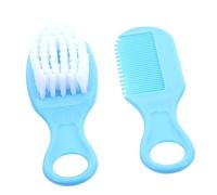TOYANDONA Baby Brush and Comb Set Does Not Hurt Hair for Newborns and Infants Anti-Static Pp and TPE Material Soft Bristles Gentle Massage Comb for Bath Time