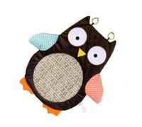 TOYANDONA Baby Crawling Mat Owl Shape Floor Pad Polyester Safe Comfortable Touch Assorted Colour for Floor Mat and Bedroom Use Random Color