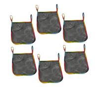 TOYANDONA Baby Stroller Organizer Bags Mesh Cloth Material 6pcs with Large Capacity Universal Stroller Storage Hanging Bags with Ample Storage Space to Keep Things Organised for Outdoor