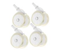 TOYANDONA Baby Walker Replacement Wheels 4Pcs Universal Swivel Casters for Infant Learning to Walk Strollers Plastic Rubber with Stable Secure Movement and Easy Installation for Home Use