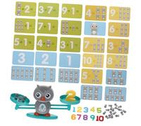 TOYANDONA Balance Counting Educational Learning for Math Counting Balance Scale Game for Sorting Addition Subtraction Recognition and Problem-solving Development