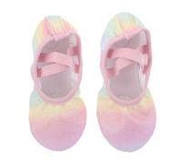 TOYANDONA Ballet Shoes for Soft Sole Dance Flats Breathable Non Slip Dance Shoes for Gymnastics Yoga Practice Lightweight Comfortable Pink