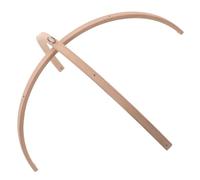 TOYANDONA Bamboo and Wooden Mobile Frame for Nursery Room Decor, Easy Assembly with 4-Leg Hanger Supports DIY Projects, Safe and Reusable Nursery Mobile Kit for Bedroom Crafting