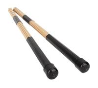 TOYANDONA Bamboo Drum Brush Sticks for Jazz Folk Music Percussion Drum Rod Brushes