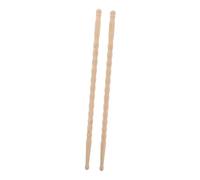 TOYANDONA Bamboo Drumsticks for Drum Non-slip Gourd Shape Percussion Sticks Rhythm Sticks for Rock Band Jazz