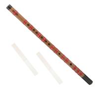 TOYANDONA Bamboo Flute for Beginner with Easy to Learn Feature and Easy to Adjust Intonation Musical Instrument Flute in D Key Simple and Appearance Suitable for Music Lovers and Students