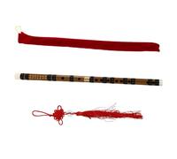 TOYANDONA Bamboo Flute for Beginners with Sturdy Construction and Finely Polished Holes Chinese Style Introductory Wind Instrument Featuring round Opening and Included Chinese Knot Accessory