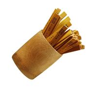 TOYANDONA Bamboo Hexagram Tube with Sixty-Four Sticks Chinese Divination Game Prop Set Portable Design for Adults and Children Home Entertainment