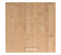 TOYANDONA Bamboo Tracing Board - Reusable Practice Tool Double-Sided Writing Improvement Aid Home Schooling Supplies for Old Toddler Beginner