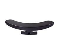 TOYANDONA Banjo Replacement Parts Black Mirror Finish Single Leg Armrest for Vintage Banjo