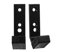 TOYANDONA Barbell Stand Brackets 2 Pieces J-Hook Squat Rack for Home Wall Mounting Gym Storage Sturdy Smooth Finish