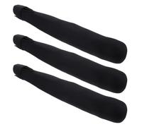 TOYANDONA Baseball and Softball Bat Sleeve Protector Neoprene 3pcs Black with Hook, Wear-resistant Cover Preventing Wear and Tear, Stylish Timeless Look for Baseball Field Play, Suitable