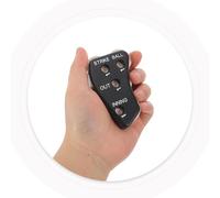 TOYANDONA Baseball Umpire Clicker Manual Pitch Counter Clicker with 4 Wheels Plastic Scorekeeper Indicator for Outdoor Sports Softball Referee Gear