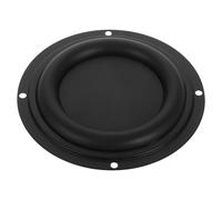 TOYANDONA Bass Radiator Speaker Vibration Membrane Rubber Passive Diaphragm Replacement Longterm Reliability Exceptional Bass Performance round Shape Black for DIY Audio Subwoofer