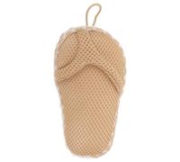 TOYANDONA Bath Shower Scrubber Fiber Body Wash Scrubber Slipper Shaped for Adults with Supple Comfortable Touch and Rich Bubbles for Traveling and Business Trips